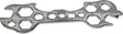Chiave multifunzione Dresco 7-17mm acciaio argento
