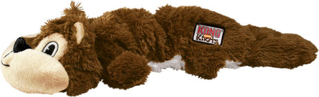 Kong Scrunch Club Squirrel s - Giocattolo da masticare - 300 mm x 84 mm x 51 mm - Multi
