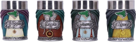 Nemesis now the Lord of the Rings - set di bicchierini hobbit - multicolori