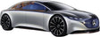 Maisto mercedes eqs, auto blu 1:24