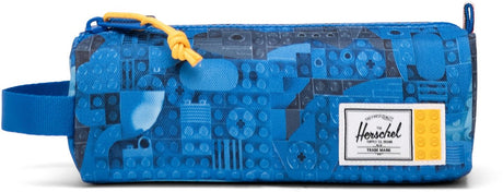 Astuccio Herschel Lego Settlement piccolo - mattoncini astratti blu