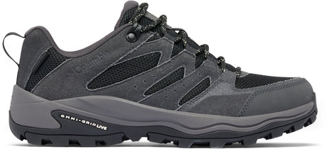 Scarponi da trekking bassi impermeabili Columbia redmond™ iv da donna - neri, citron haze