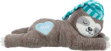 Trixie peluche bradipo grigio con battito cardiaco per cucciolo