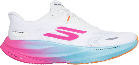 Scarpe sportive da donna Skechers skx aero spark - bianco multi