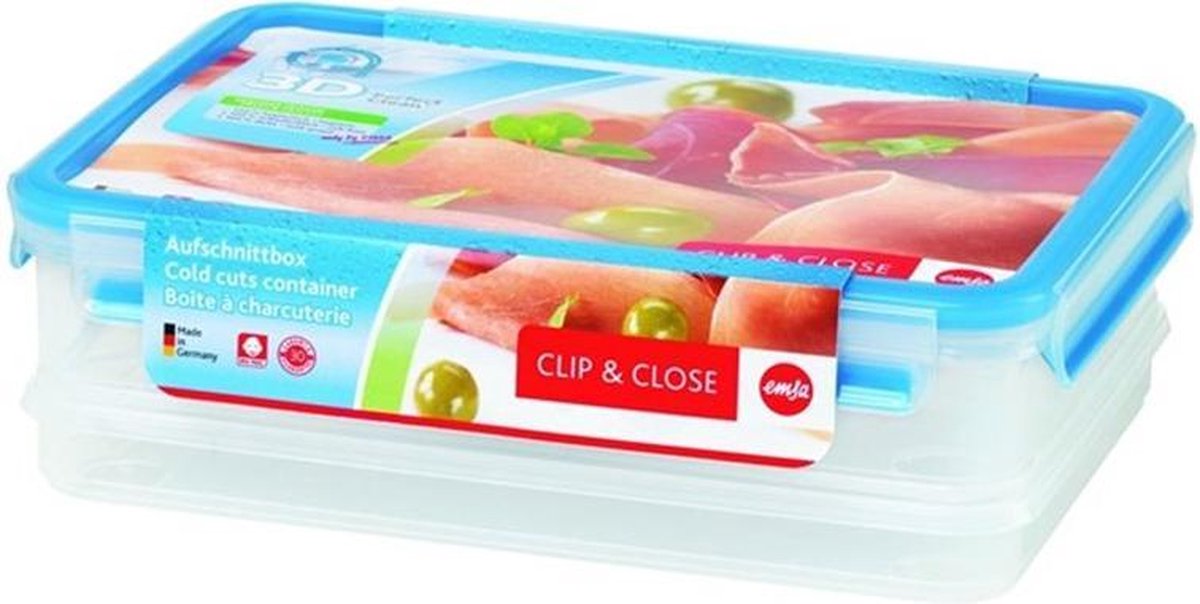Contenitore per riempimento sandwich Emsa Clip Close System - 3 x 1,0 l