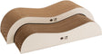 D d home - archie - salotto tiragraffi in cartone - tiragraffi alternativo - scatola per casse - 75x18,5x25 cm beige