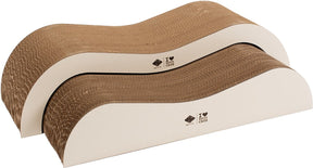 D d home - archie - salotto tiragraffi in cartone - tiragraffi alternativo - scatola per casse - 75x18,5x25 cm beige