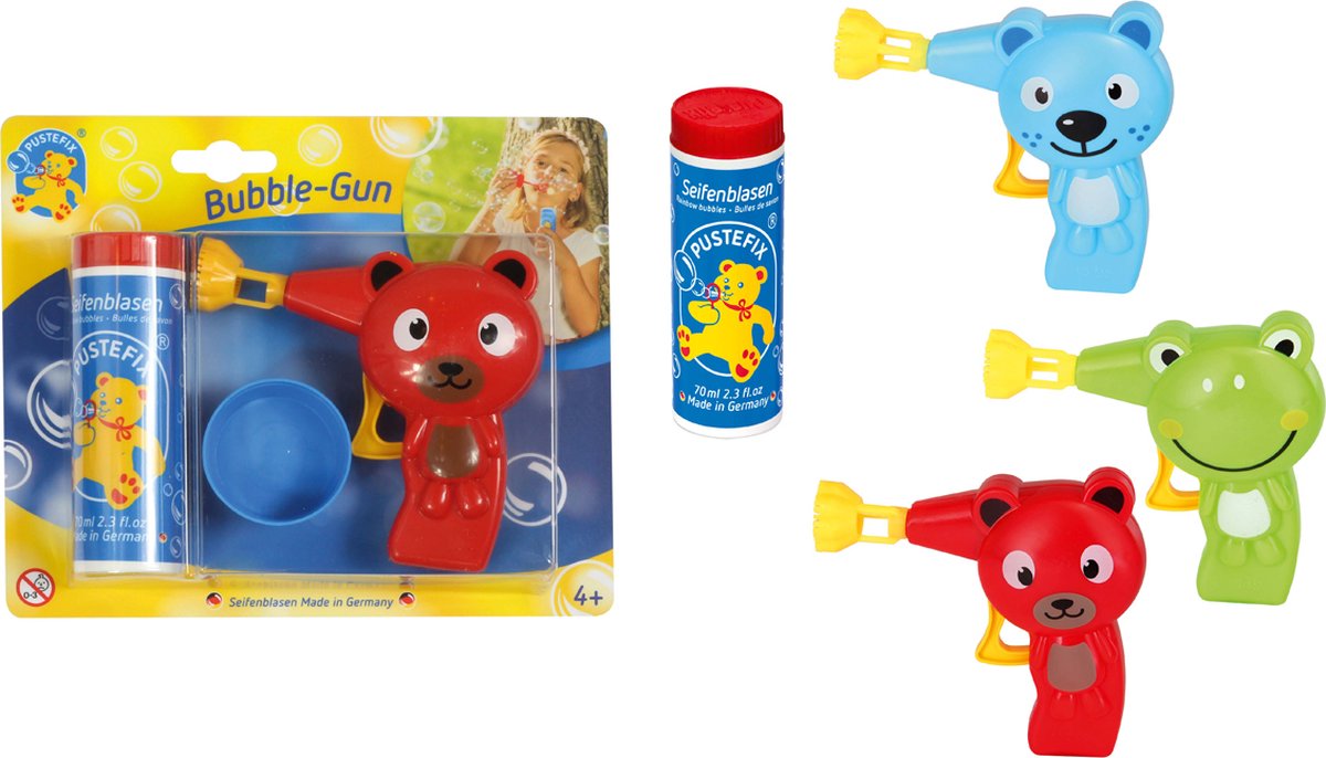 Set pistola a bolle Pustefix - 70 ml