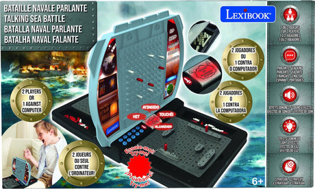 Lexibook Corazzata elettronica parlante illuminata - da 1 a 2 giocatori (fr en es pt)