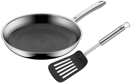 WMF profi resist - padella - ø 28 cm - acciaio inossidabile - inclusa spatola profi plus - adatta per induzione