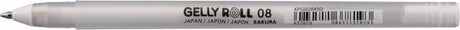 Penna gel bianca Sakura gelly roll basic 08