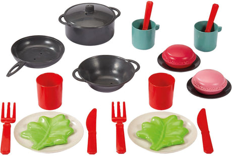 Écoiffier ecoiffier 100% chef set da tè in sacchetto - 22 pz.