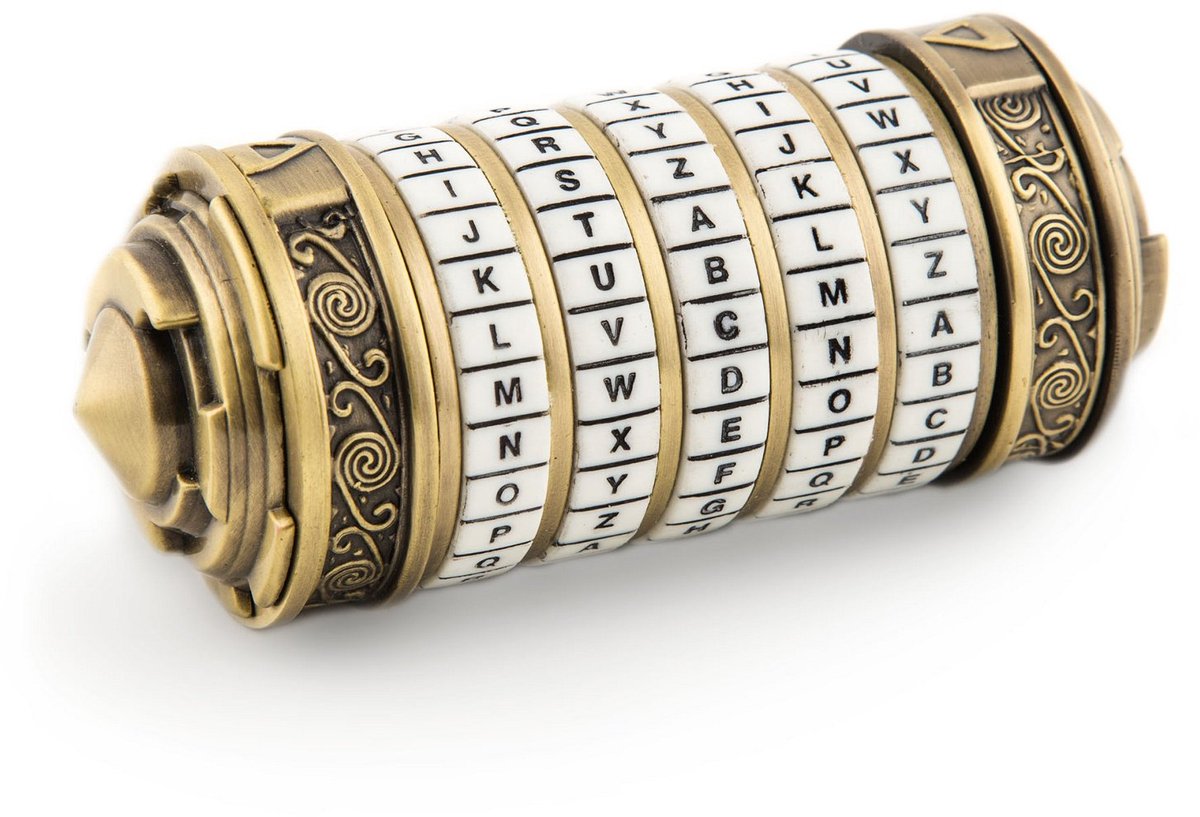 Collezione nobile codice da vinci - mini replica - cryptex