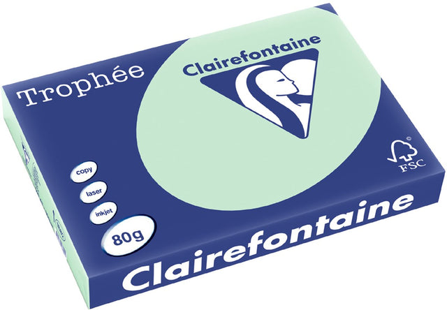 Trophã©e Clairefontaine carta multifunzionale formato A3 rosa
