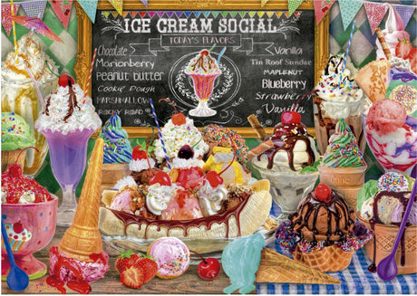 Puzzle Educa Gelateria - Divertente puzzle da 500 pezzi.