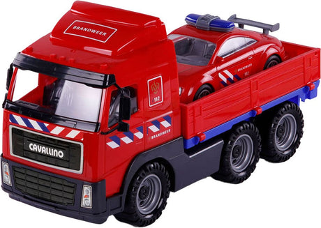 Cavallino camion dei pompieri e camion dei pompieri, scala 1:16
