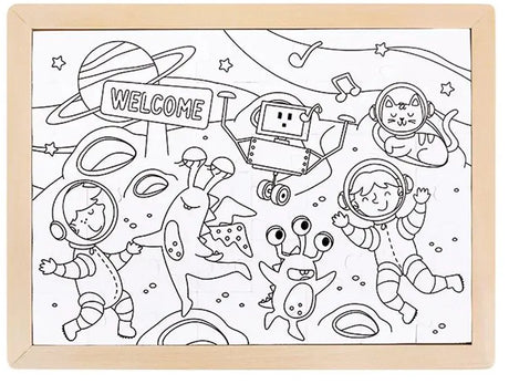 Puzzle degli amici spaziali di Hape