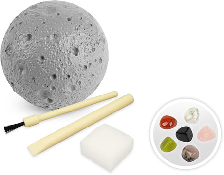 Buki France Buki - scavare pietre sulla luna - set da scavare - giocattoli educativi - scoprire e collezionare pietre.