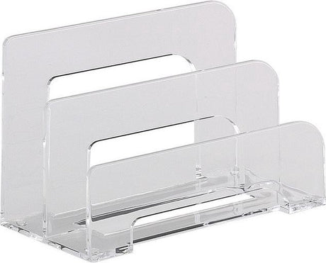 Lettera Alco standard in acrilico - 2 scomparti trasparente - 75x150x95mm - al-4466