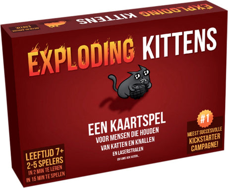 Exploding Kitts edizione originale - gioco di carte pieno di emozioni e umorismo - da 2 a 5 giocatori - da 7 anni