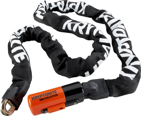 Catena Kryptoniteevolution 1012 con lucchetto integrato - lucchetto per bicicletta art-3 - lucchetto per bicicletta bicicletta elettrica - 120 cm - acciaio - nero