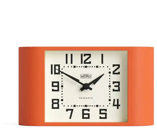 Orologio da tavolo Newgate mini metro arancione