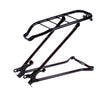 Portapacchi Steco 28 Tour con supporto pieghevole nero lucido