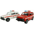 Jeep della polizia Aro tira indietro 11 cm colori assortiti