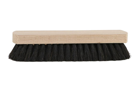 Spazzola per sfregamento scarpa Luva pelo 16 cm pelo nero
