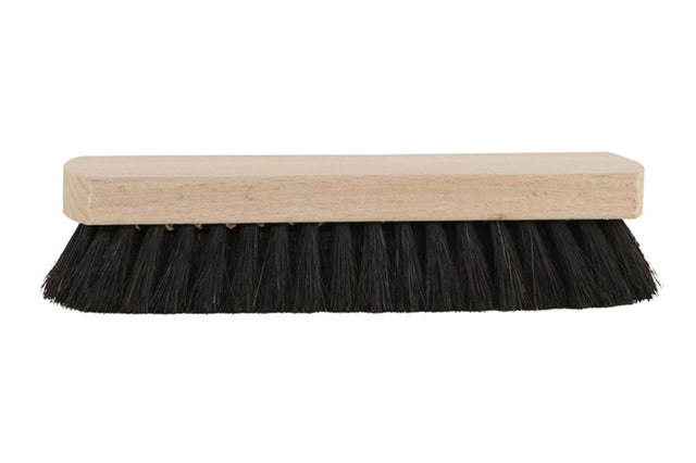 Spazzola per sfregamento scarpa Luva pelo 16 cm pelo nero