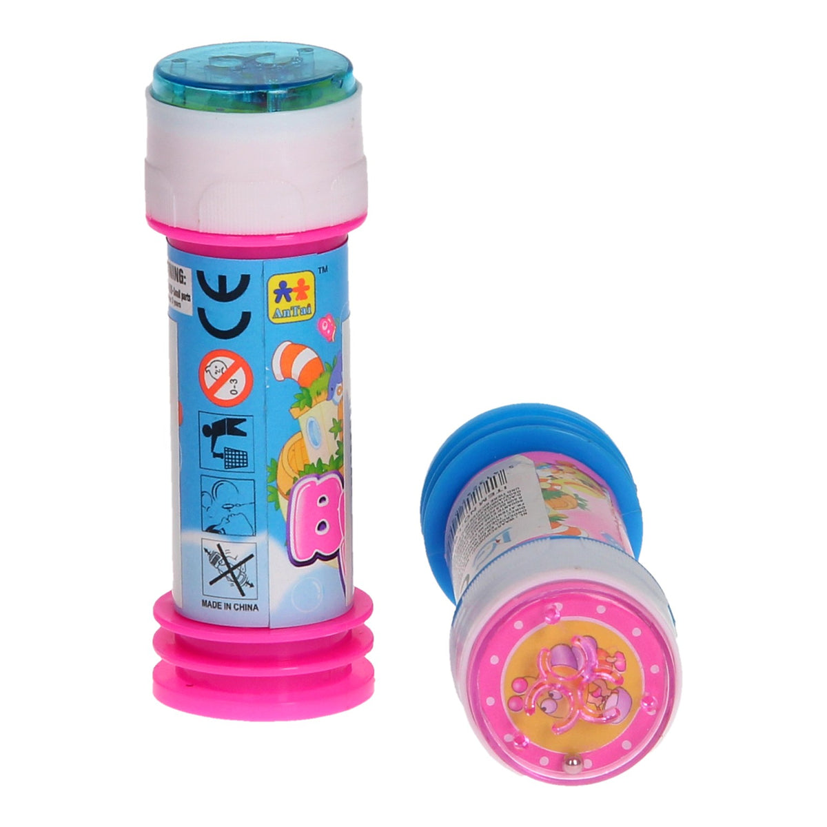 Soffiatore di bolle Duckiez con gioco di pazienza, 24 pz.