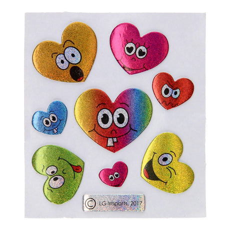 Adesivi Duckiez con faccina sorridente scintillante