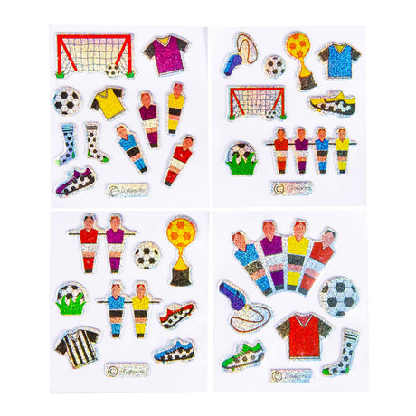 Duckiez adesivi calcio scintillanti