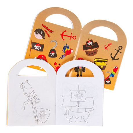 Libro da colorare Duckiez con adesivi pirata