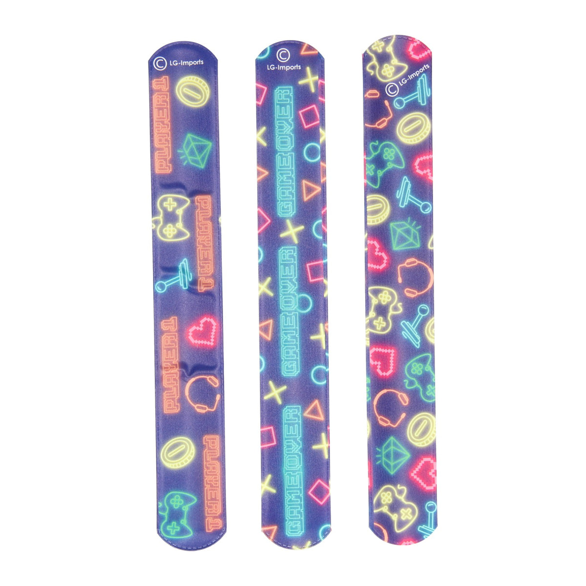 Giocatore con braccialetto slap Duckiez