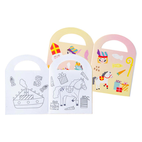 Libro da colorare Duckiez con adesivi Sinterklaas