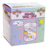 Duckiez colora la tua tazza unicorno 10 cm | 36 pezzi