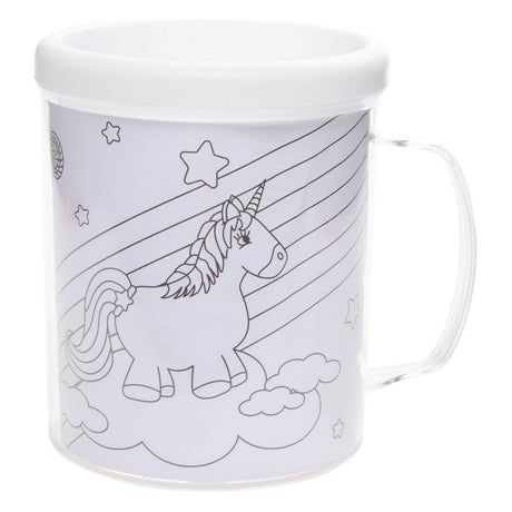 Duckiez colora la tua tazza unicorno 10 cm | 36 pezzi