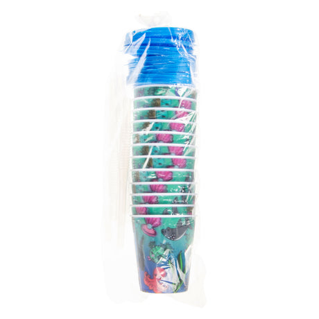 Duckiez Cup con coperchio e paglia Underwater World, 12 °.