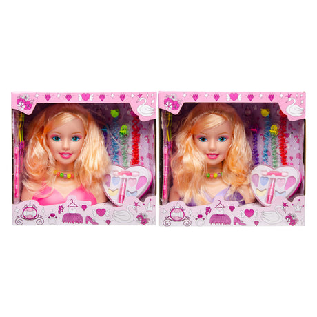 Capelli biondi del trucco pop di Duckiez