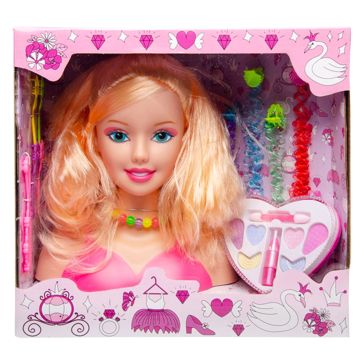 Capelli biondi del trucco pop di Duckiez