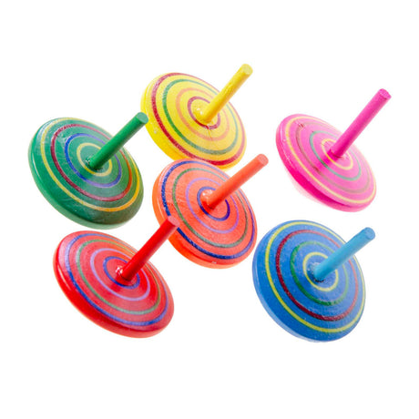 Trottola in legno colorato Duckiez