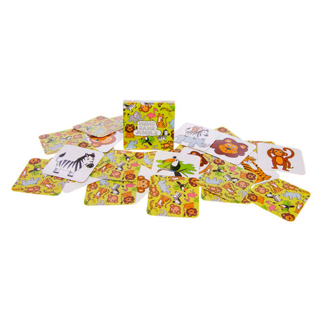 Duckiez mini gioco promemoria animali selvatici, 28 carte