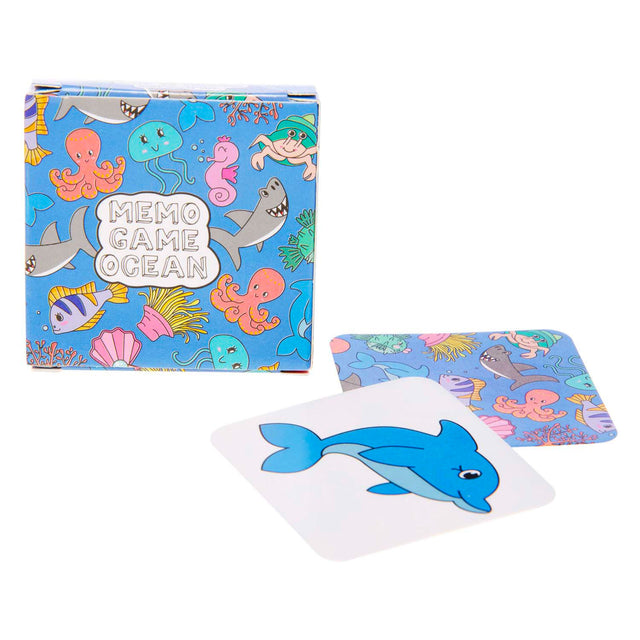 Duckiez mini gioco promemoria animali marini, 28 carte