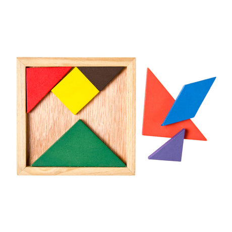 Puzzle tangram in legno Duckiez, 7 pz.