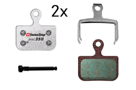 Shimano swissstop pastiglie freno a disco coppia fair disc 27 e 2x1 coppia