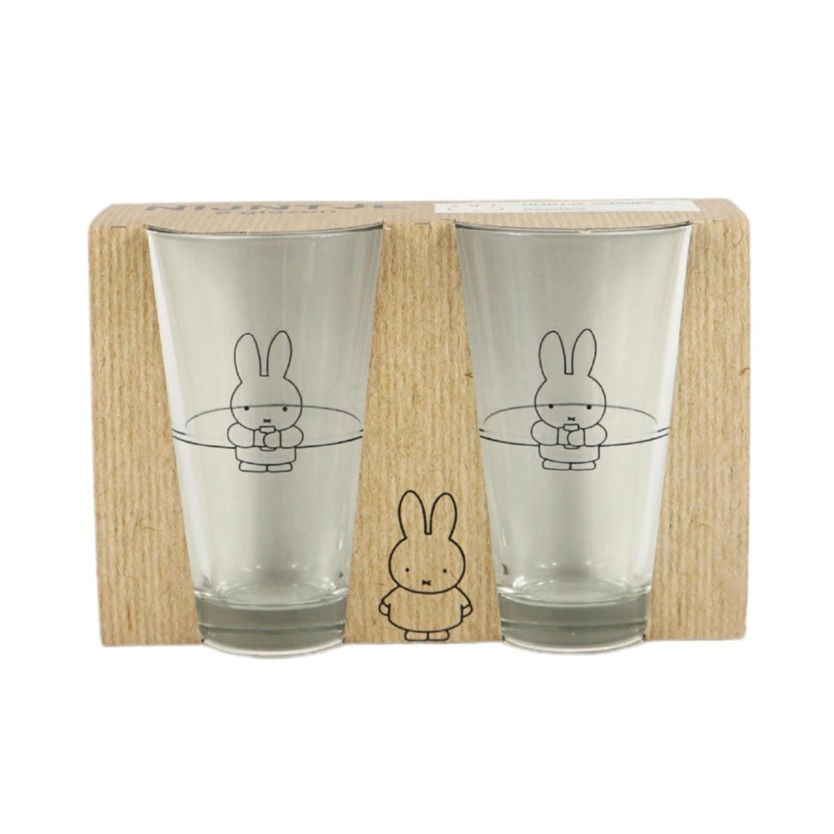 Set bicchieri da long drink Miffy 2 pezzi 330ml