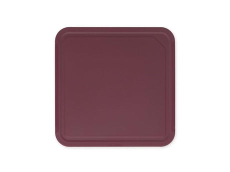 Brabantia gustoso+ tagliere 25x0,8x25 cm rosso melanzana