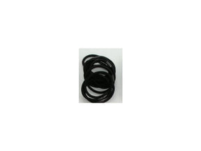Elastici per capelli neri 5 cm confezione da 12 pezzi