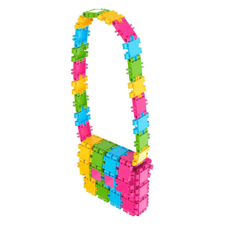 Mattoncini Clics: set da costruzione glitterato 8in1
